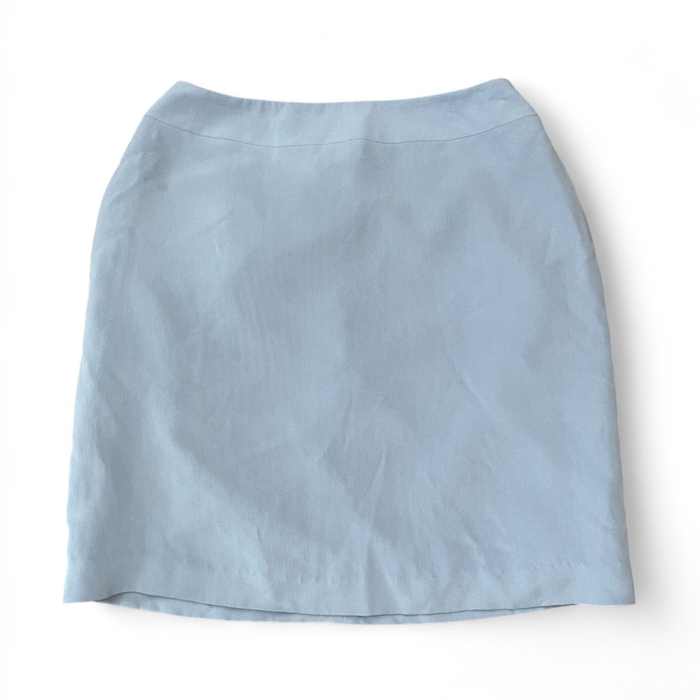 Hugo Buscati Collection Lavender 100%‎ Silk & Lined Mini Skirt 4